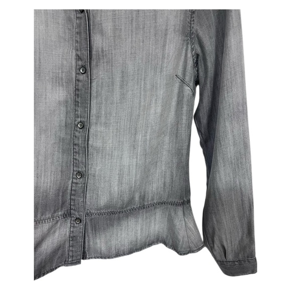 Cloth and Stone for Anthropology Stone Grey Long Sleeve Top Size S - Picture 4 of 10